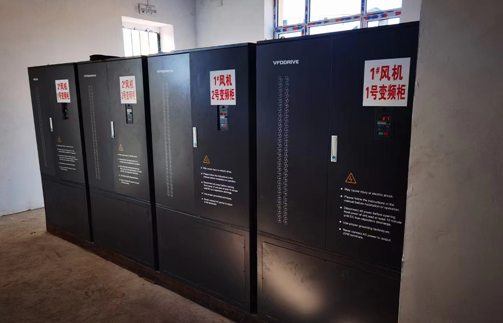 660V400KW--对旋风机现场